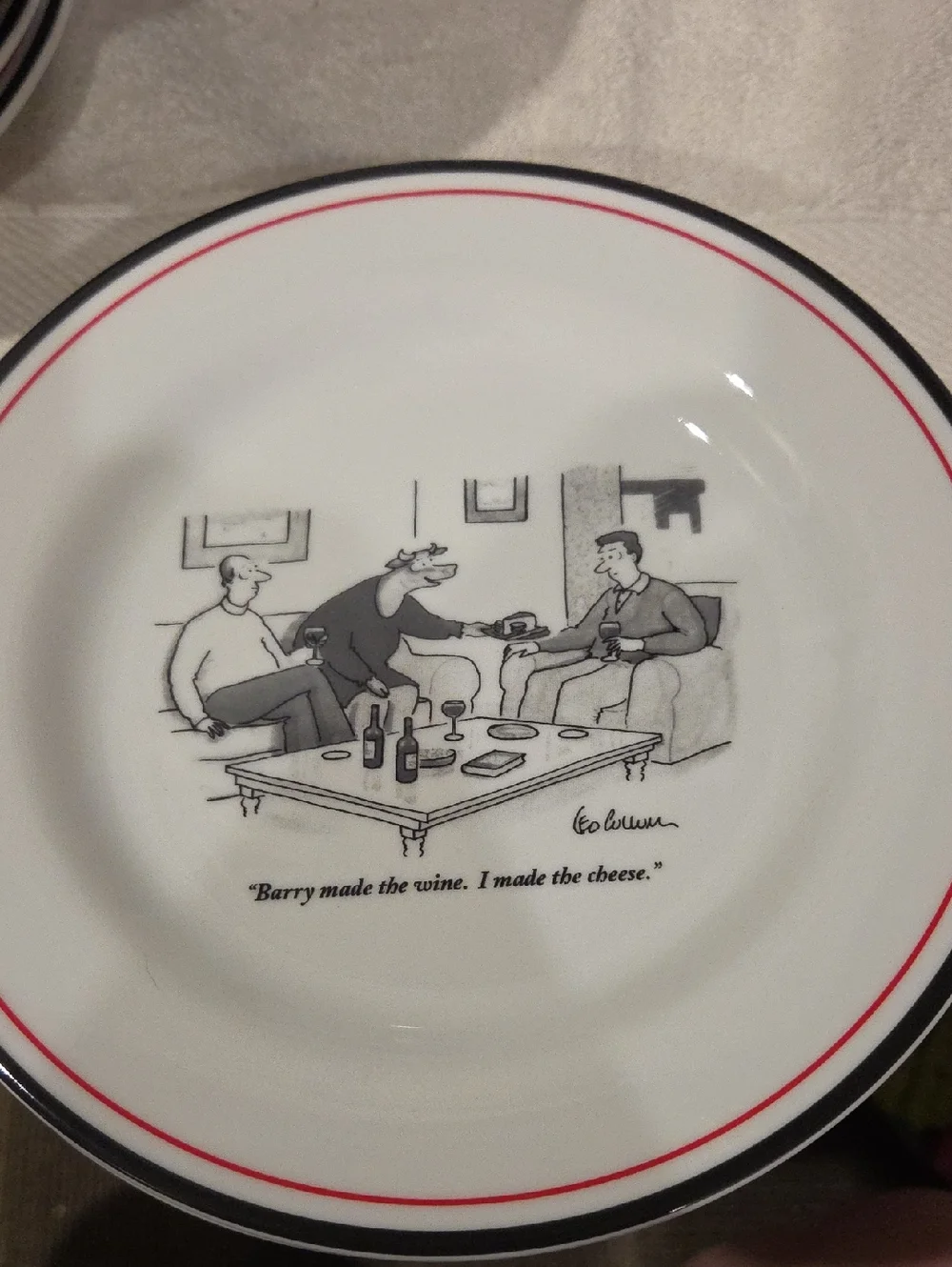 NEW YORKER CHEESE PLATE COLLECTION